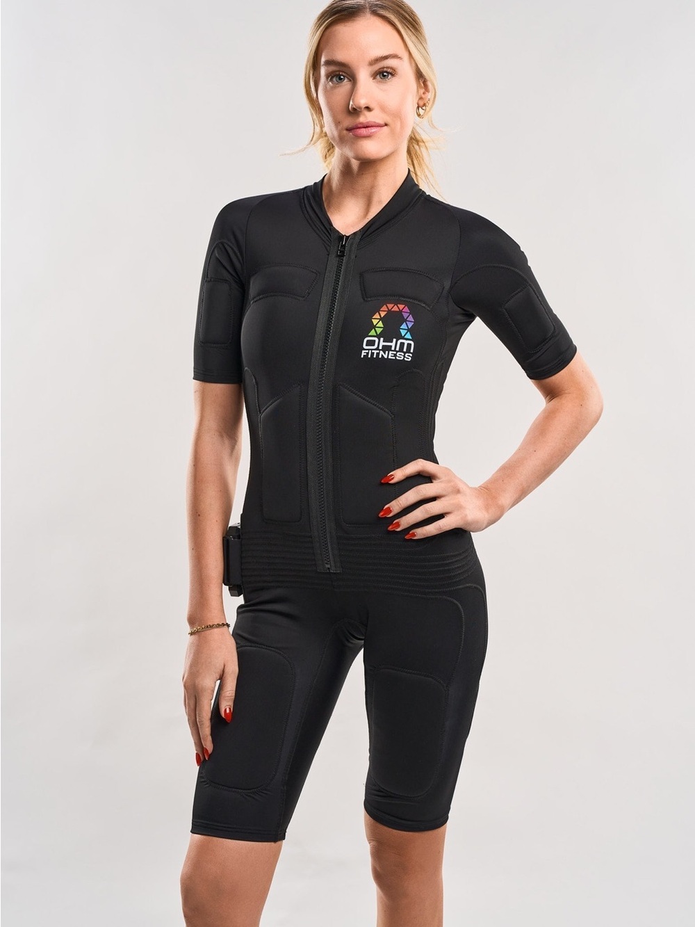 OHM Fitness emPower EMS Suit w/ 20 Electro Pads Black  Women's Size S